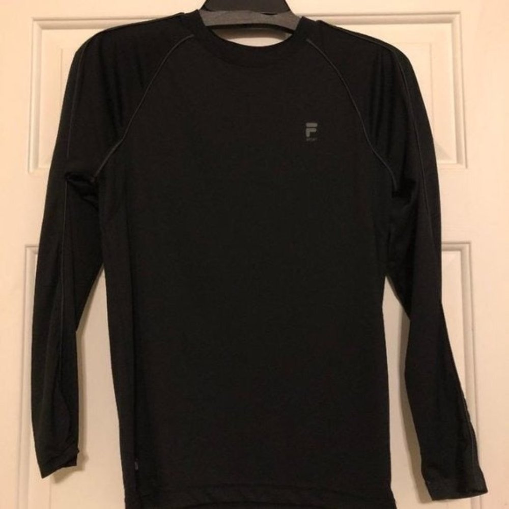 Boys Lg Fila black shirt